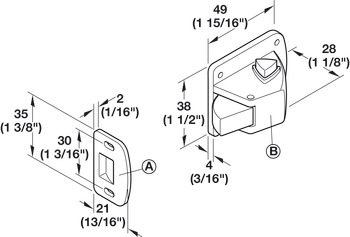 Magnetic lock system for doors, whatlock<sup>®</sup>