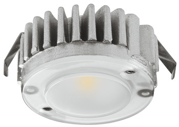 Light module, Häfele Loox5 LED 2040 12 V modular 2-pin (monochrome) drill hole Ø 35 mm aluminium