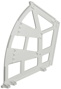 Shoe rack fitting, for shoe cupboards, with 1 or 2 compartments