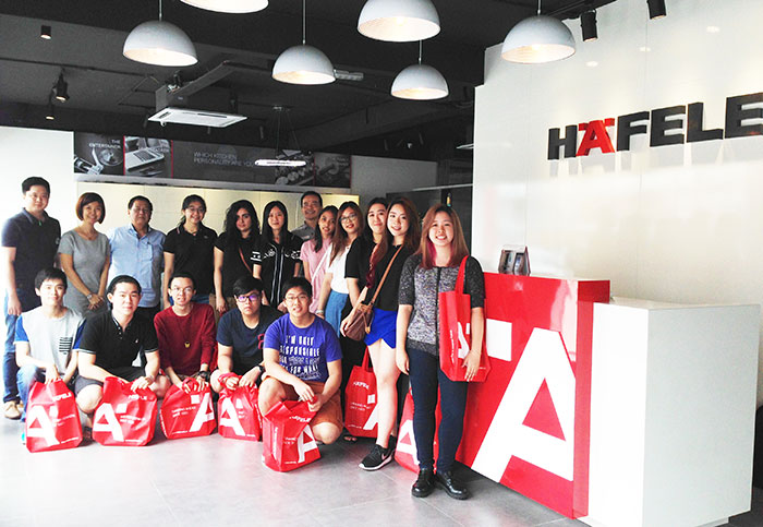 Häfele Design Centre Kuala Lumpur open its door to interior design students