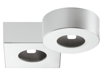 Housing for undermounted light, For Loox LED 2040/Loox5 LED 2040