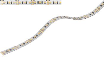 LED strip light, Häfele Loox5 LED 2070 12 V 8 mm 3-pin (multi-white), 2 x 120 LEDs/m, 9.6 W/m, IP20