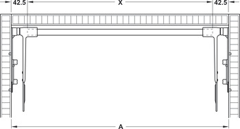 Cross bar, for Strato/E-Strato and Verso/E-Verso