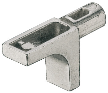Shelf support, for inserting into drill hole Ø 5 mm, zinc alloy