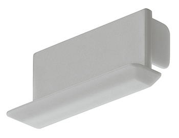 End cap, For profile for recess mounting, 14 mm, angled
