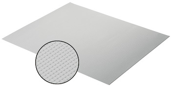 Insert mat, plastic (PS), cut to size, length 500 / 550 mm