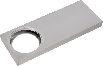 Housing for undermounted light, Straight-edged, for Loox LED 3010