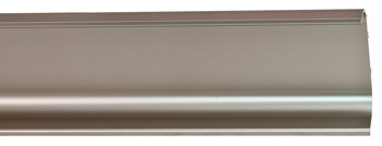 Recessed grip profile, Aluminium, for handle-less front appearance