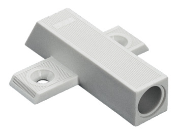 Cruciform adapter plate, for Smove door buffer, for press fitting