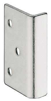 Angled striking plate, for Symo spring bolt rim lock