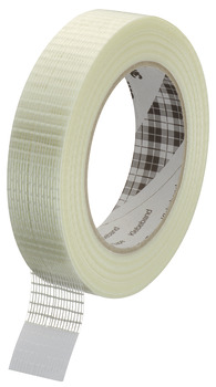 Cotton adhesive tape, for stabilising roller shutters