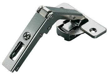 Concealed hinge, Häfele Duomatic 70°, for corner unit applications, full overlay mounting