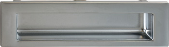 Inset handle, Zinc alloy, rectangular