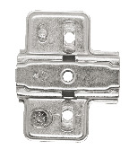Mounting plate, Metallamat NEO, for screw fixing with chipboard screws