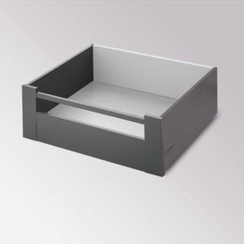 Drawer set, Alto-S inner, Drawer side height 170 mm with Square railing